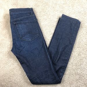 J Brand Jeans Stinson Motorcyle Denim 91288 Patch